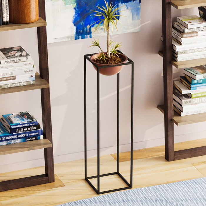 Aberto Design Maceta Decorativa GED-020-B Negro y cobre Aberto Design Maceta Decorativa GED-020-B Negro y cobre